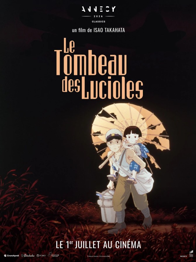 Le Tombeau des lucioles d'Hayao Miyazaki ressort dans les salles françaises cet été.